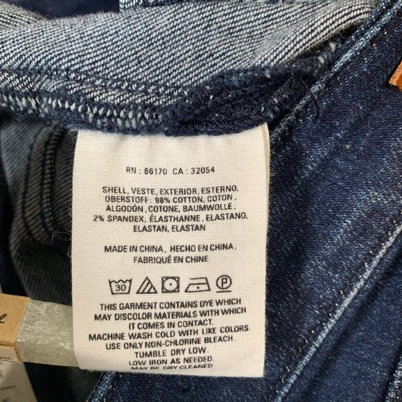 Pilcro and the letterpress dark wash high rise script flare denim stretch jeans - Picture 7 of 11